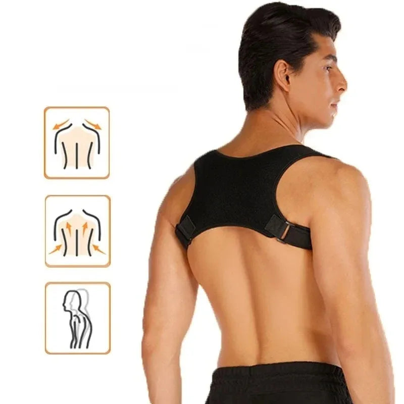 Standing & Sitting Posture Support Belt – Sturdy Back Belt for Posture Alignment, Wearable Daily