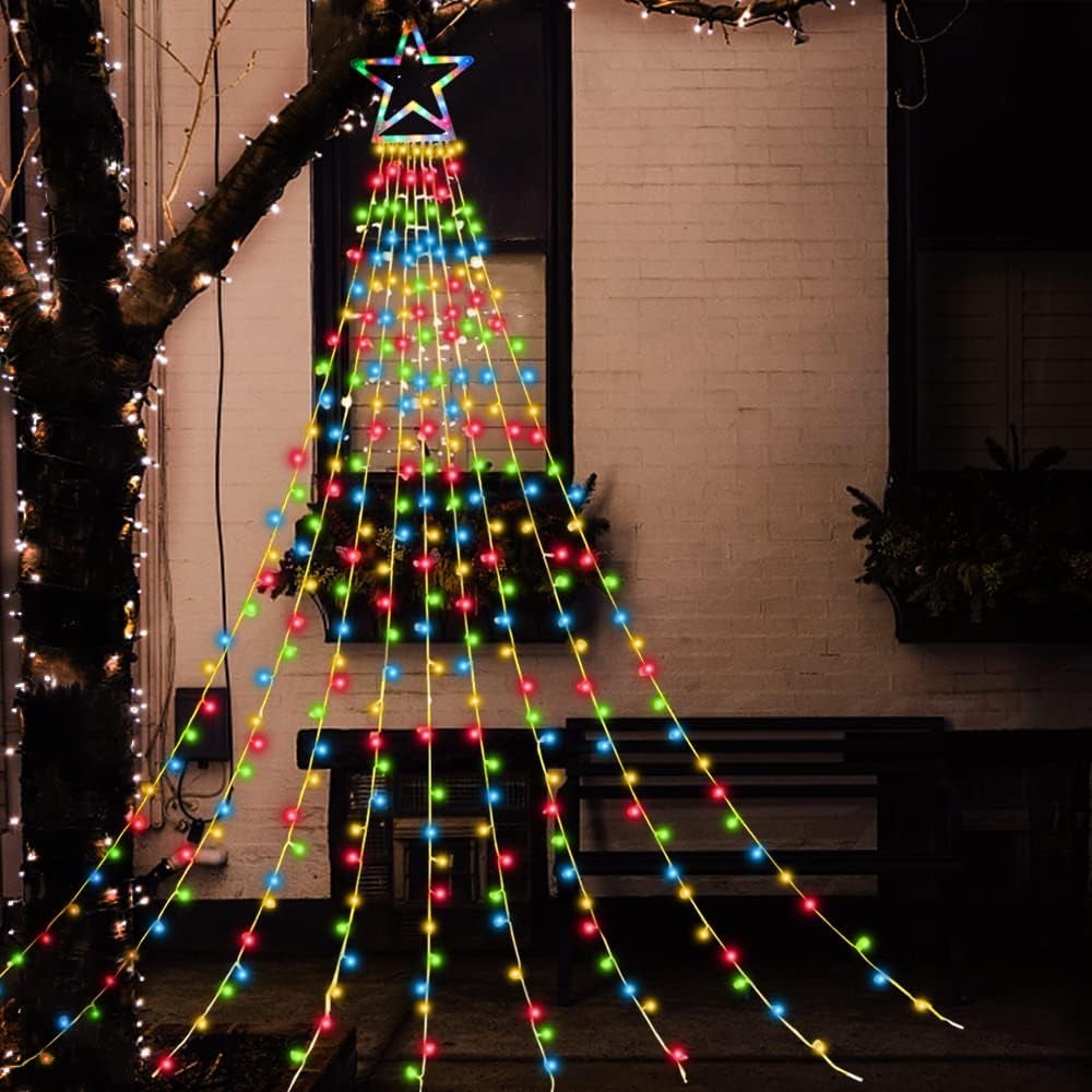 320 LED Christmas String Star Lights Christmas Decorations Lights
