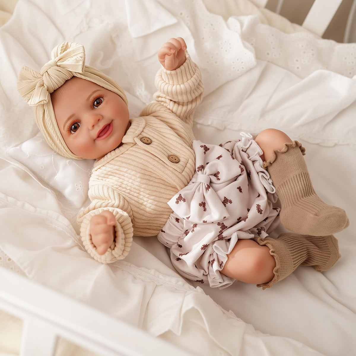 Reborn Baby Dolls Sunny - 17 Inch Cute Realistic Baby Doll