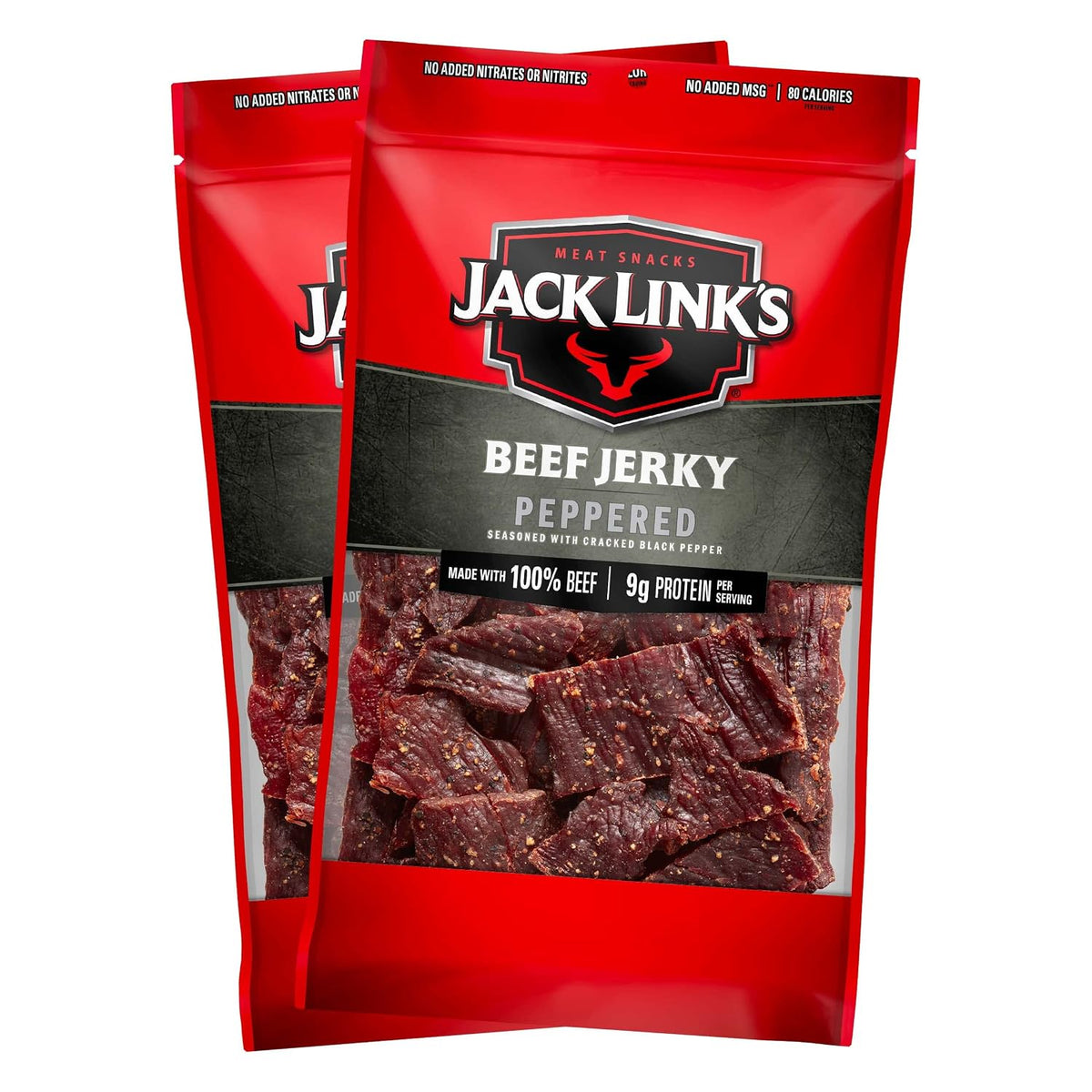 Beef Jerky - Peppered - 9 Oz (2 Pack)