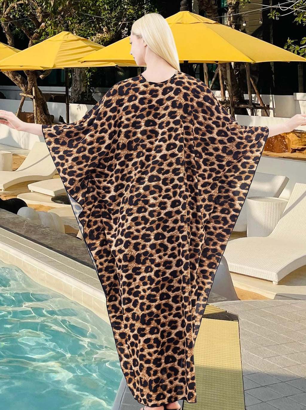 Kaftan Dresses for Women, plus Size Caftan, V-Neck Batwing Dress