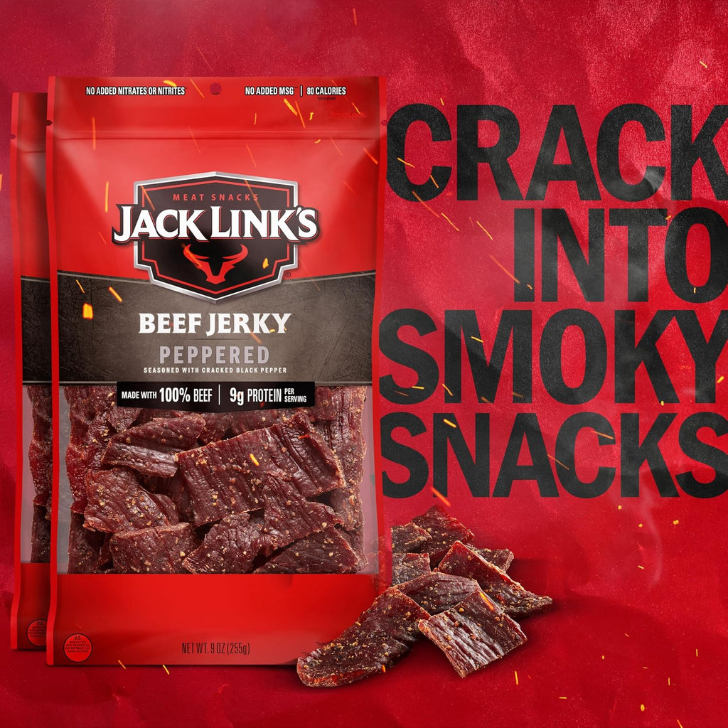 Beef Jerky - Peppered - 9 Oz (2 Pack)
