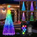 Smart Christmas Cone Tree LED Light, 6Ft 265LED Music Sync with APP Control